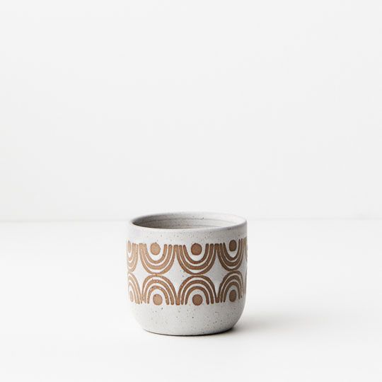 Saphira White Tan - Mini Pot