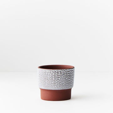 Pinja Terracotta White - Mini Pot